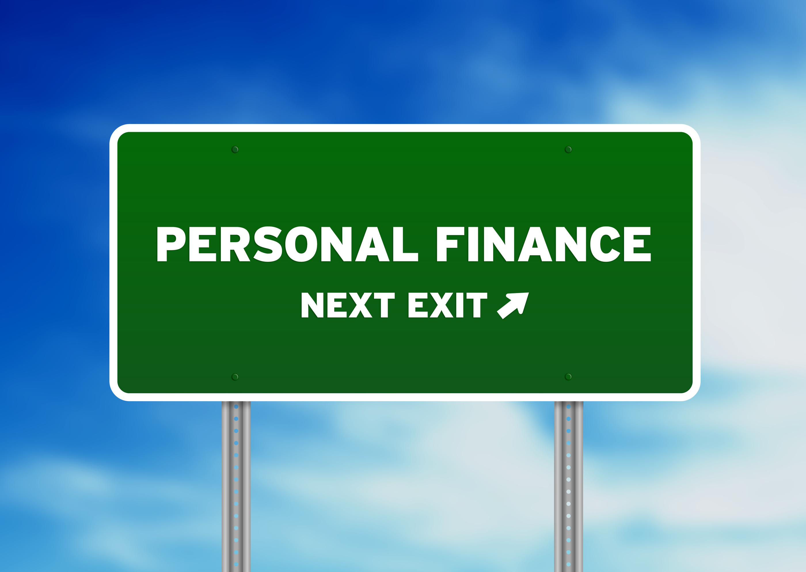 Personal Finance Highway Sign