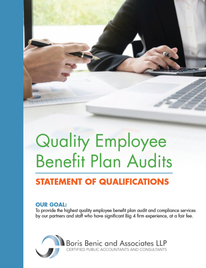 Employee Benefit Plan Audits - Boris Benic And Associates